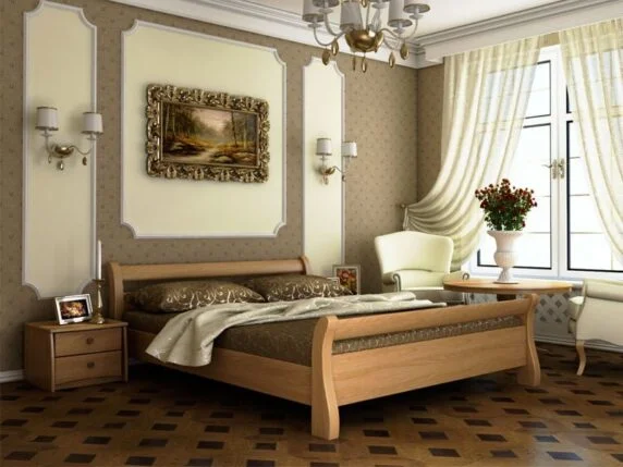 Деревянная кровать Диана